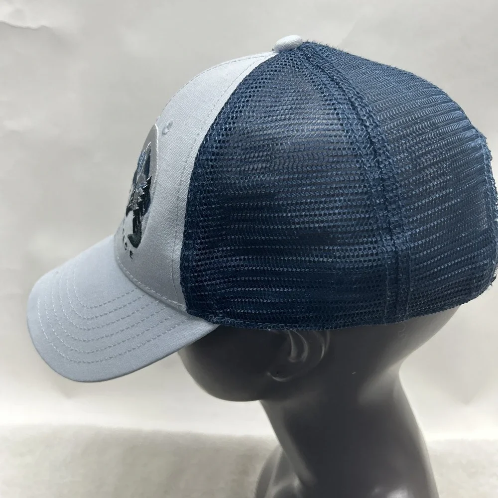 The North Face Mens Adjustable Blue Bear Logo Trucker Hat